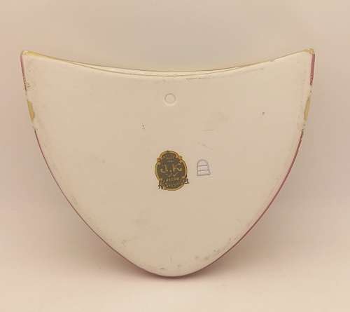Collectable Vintage JKW decor Carlsbad porcelain wall Flower Vase - 110x130x45mm
