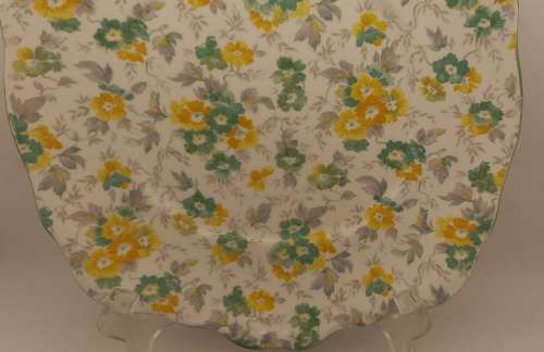 Pre-1936 Royal Albert Crown China England - Cake Plate - 249mm