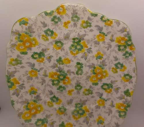 Pre-1936 Royal Albert Crown China England - Cake Plate - 249mm