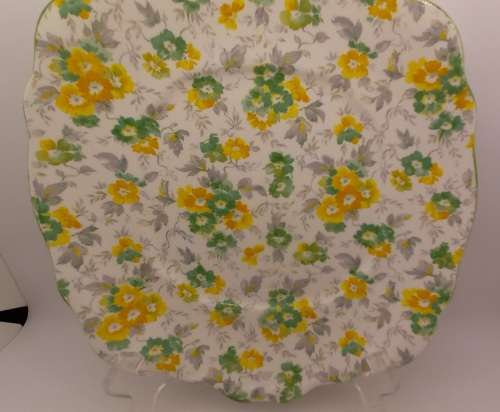 Pre-1936 Royal Albert Crown China England - Cake Plate - 249mm