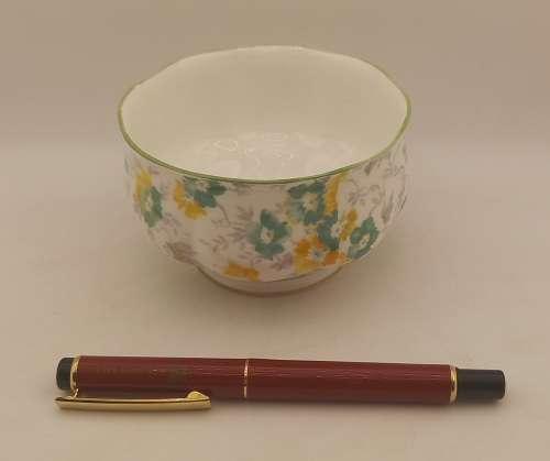 Pre-1936 Royal Albert Crown China England - Sugar Pot - 65x105mm