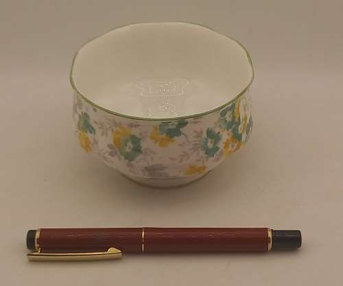Pre-1936 Royal Albert Crown China England - Sugar Pot - 65x105mm