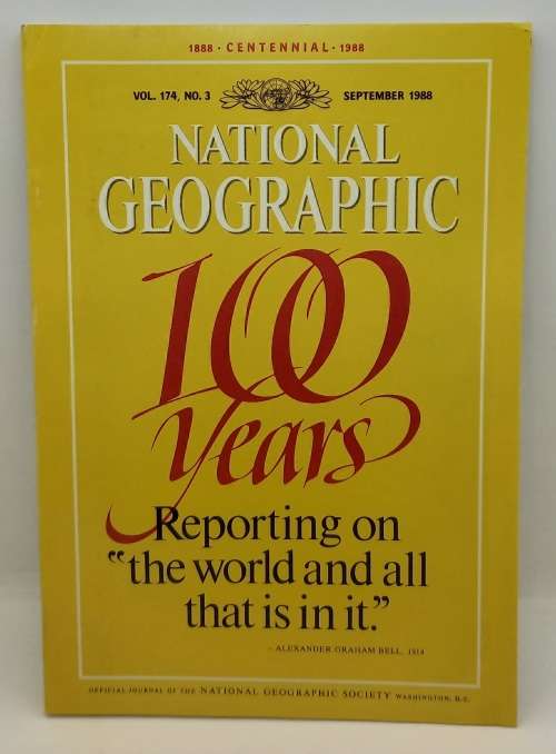 1988 - 6 x National Geographic Magazines July to December in Holder -- Great condition