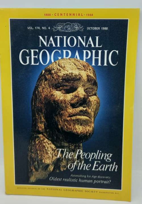 1988 - 6 x National Geographic Magazines July to December in Holder -- Great condition