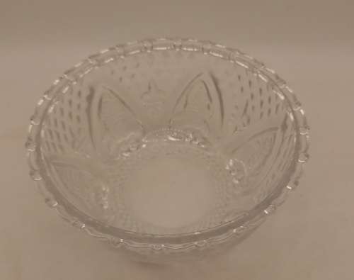 Beautiful Small Detailed Glass Bowl  55x23mm
