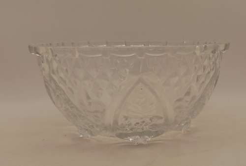 Beautiful Small Detailed Glass Bowl  55x23mm