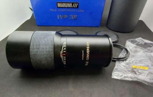 Marumi IVP 35 teleconversion lens -3,5X Video Telephoto Lens -Lens Mount 46mm