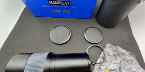 Marumi IVP 35 teleconversion lens -3,5X Video Telephoto Lens -Lens Mount 46mm