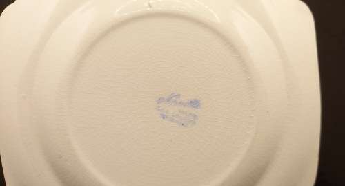 12th May 1937 Royal Coronation Plate  Norville Ware -England  - CHIPPED  162mm