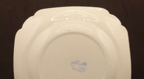 12th May 1937 Royal Coronation Plate  Norville Ware -England  - CHIPPED  162mm