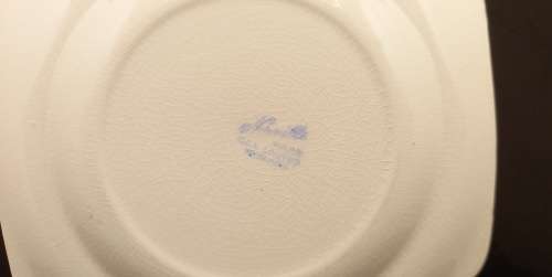 12th May 1937 Royal Coronation Plate  Norville Ware -England  - CHIPPED  162mm