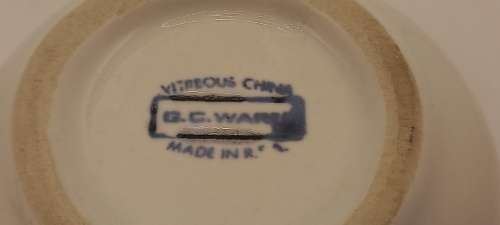 2 x Vitreous China G.C. Ware  Snail dishes made in R.S.A hold 6 snails (60x190x125mm
