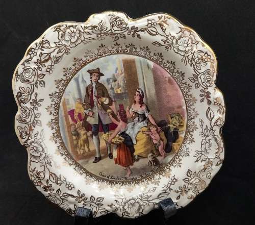 3 Vintage C1950`s OLD FOLEY Porcelain Trays 5224 James Kent Ltd. Staffordshire (1 was repaired)