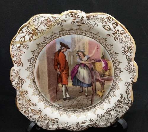 3 Vintage C1950`s OLD FOLEY Porcelain Trays 5224 James Kent Ltd. Staffordshire (1 was repaired)