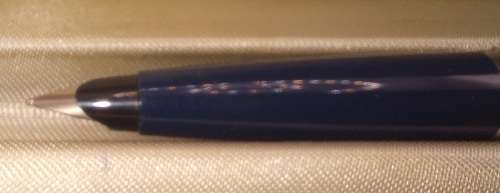 Vintage 1970`s Blue Parker 45 Fountain Pen with Squeeze Converter England -Unused - Personalized