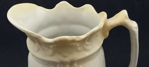 Beautiful Antique Ceramic Jug 185mmx155mmx130mm  - see condition