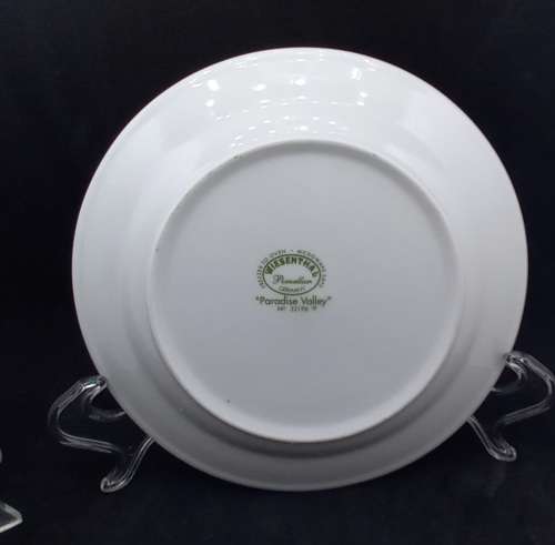 2 Vintage WIESENTHAL Porcelain Plates "Paradise Valley"No 32196-Germany - 202mm