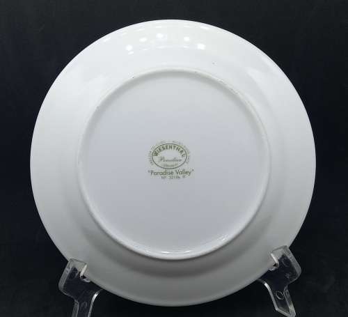 2 Vintage WIESENTHAL Porcelain Plates "Paradise Valley"No 32196-Germany - 202mm