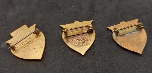 3 x  SABTS  SABOD Blood Donar Badges - One Cum Laude