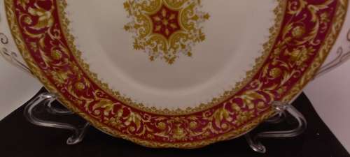 Vintage 1950's Royal Albert FLORENTINE Cake Plate Bone China England 265x226mm