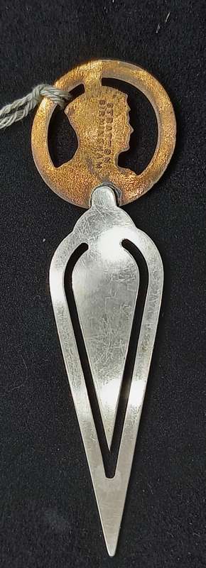 1937 Collectable Metal Bookmark Coronation of King George VI and Queen Elizabeth
