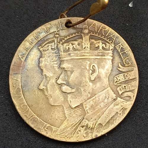 1911 NATAL Souvenir of the Coronation, June 22nd 1911 Medal -King George V and Queen Mary