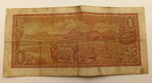 1973 1 Rand -Afrikaans - English T.W. De jongh