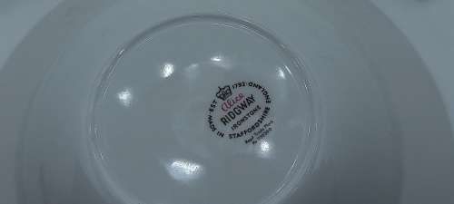 Antique/Vintage RIDGWAY(Est.1792) Ironstone 'Alice' dessert bowl - Staffordshire Eng. 12 available