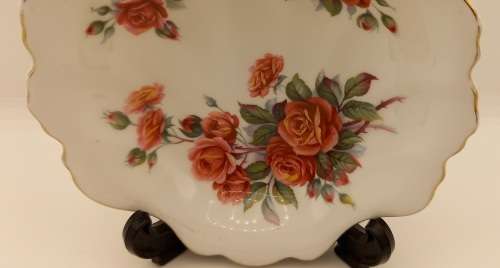 Vintage Royal Albert Centennial rose Bone China Shell Dish 30x130mm