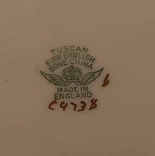 Vintage Tuscan Fine English Bone China'Cries of London' Plate made in England 208mm. Some scratches
