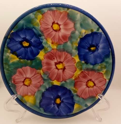 Vintage Hand Painted ARTESANIA ESPANOLA Benalmadena Plate Made in Spain 220mm