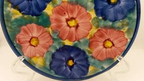 Vintage Hand Painted ARTESANIA ESPANOLA Benalmadena Plate Made in Spain 220mm