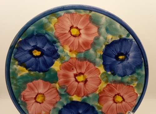 Vintage Hand Painted ARTESANIA ESPANOLA Benalmadena Plate Made in Spain 220mm