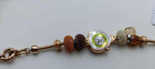 Unused Saga "Fairy Whisper" Limited edition Bracelet watch with Swarovski Crystal charms.