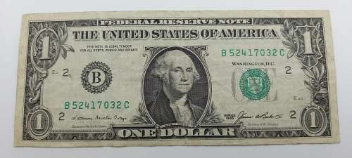 1985 United States 1 Dollar Federal Reserve Note