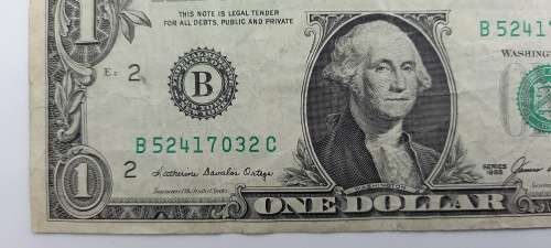 1985 United States 1 Dollar Federal Reserve Note