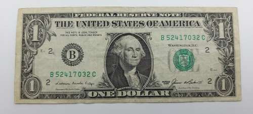 1985 United States 1 Dollar Federal Reserve Note