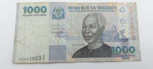 2006  Tanzania 1,000 Shillingi  Bank note