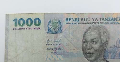 2006  Tanzania 1,000 Shillingi  Bank note