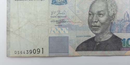 2006  Tanzania 1,000 Shillingi  Bank note