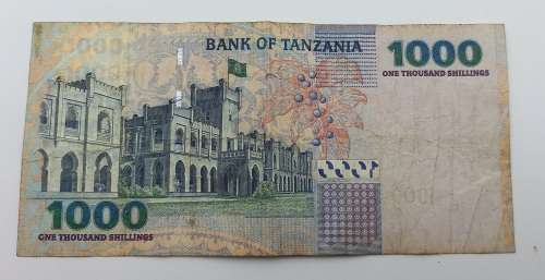 2006  Tanzania 1,000 Shillingi  Bank note