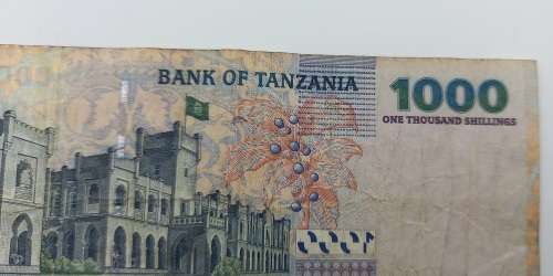 2006  Tanzania 1,000 Shillingi  Bank note