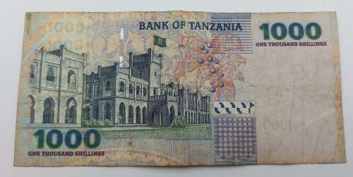 2006  Tanzania 1,000 Shillingi  Bank note