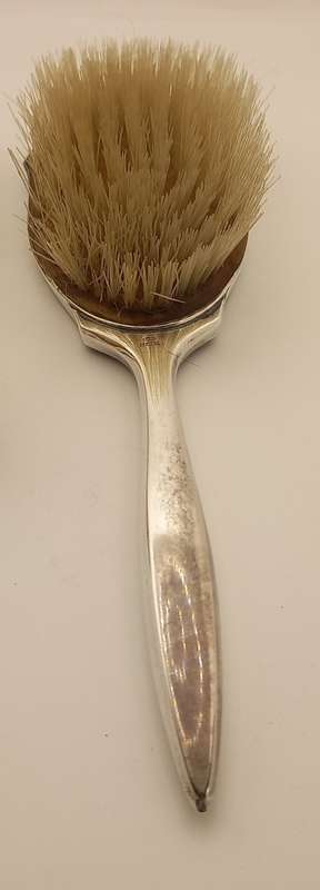 Antique Hallmarked STERLING SILVER Grooming Brush set  by Broadway & Co Birmingham England