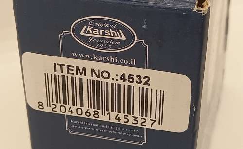 Pair of Original KARSHI  Silver plated Cups - Jerusalem 1955- Still in Box