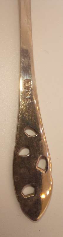 Vintage Nickel Silver Spoon set made in Holland - Boxed