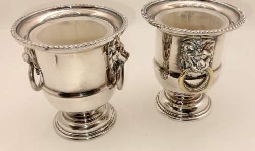 2 Vintage Silver Plated VINERS of Sheffield Table Toothpic Holders England
