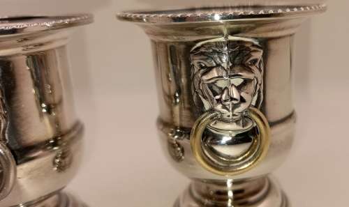 2 Vintage Silver Plated VINERS of Sheffield Table Toothpic Holders England
