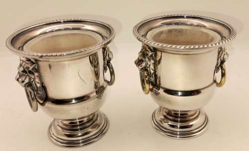 2 Vintage Silver Plated VINERS of Sheffield Table Toothpic Holders England