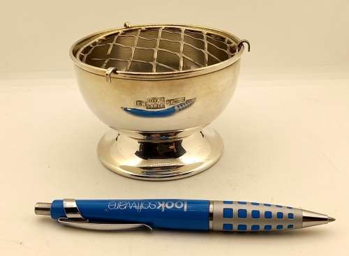 Vintage CW Royal Sable Silver Plate on Copper Rose Bowl Made in Salisbury Zimbabwe 67x103mm
